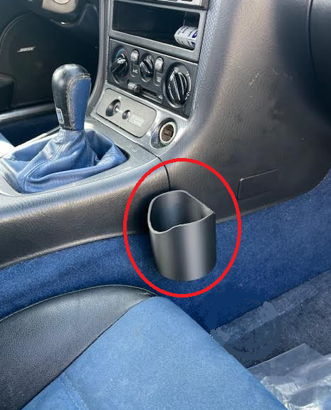 Cup Holder Passenger Side Miata 1990-2005