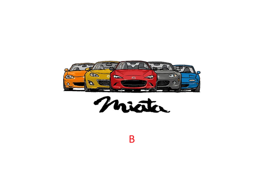 Body Decal Window Sticker Miata