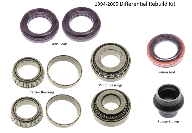 Load image into Gallery viewer, Differential Bearing and Seal Rebuild Kit Miata 1990-2005
