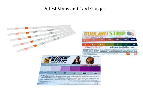 Brake Fluid and Coolant Test Strip Kit