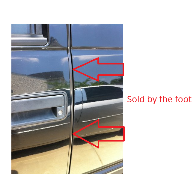Load image into Gallery viewer, Door Edge Protection Paint Guard Trim Black
