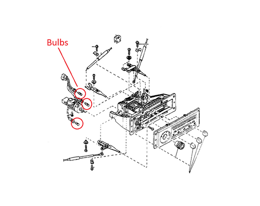 A/C Heater Control Light Bulb HVAC Miata 1990-97