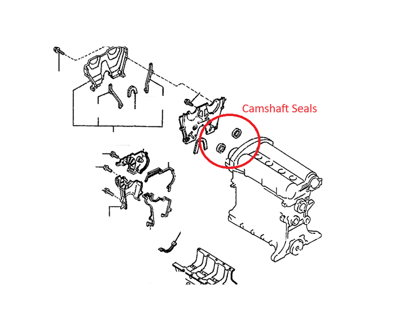 Load image into Gallery viewer, Cam Camshaft Oil Seal Intake Exhaust 1.6L or 1.8L Miata
