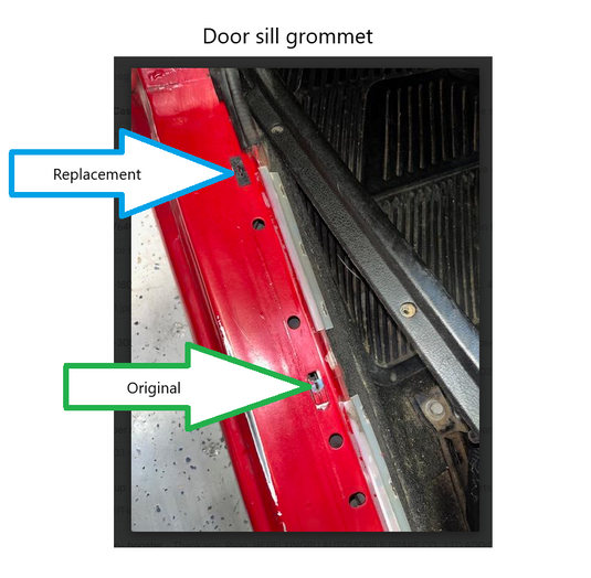 Door Sill Scuff Plate Threshold Screw or Grommet Miata 1990-97