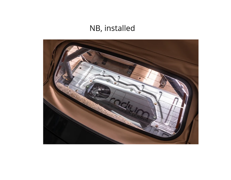 Load image into Gallery viewer, Fuel Pump Access Cover Panel Custom Radium Miata 1990-2005
