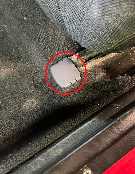 Load image into Gallery viewer, Seat Bracket Adjuster Bolt Plastic Cover OEM Miata 1990-2005
