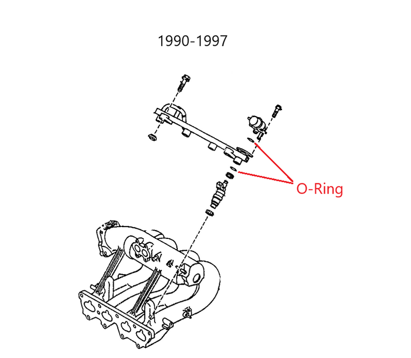Load image into Gallery viewer, Fuel Injector or Pressure Regulator O Ring OEM Miata 1990-2005
