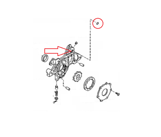 Oil Pump O ring Seal 1.6L 1.8L Miata 1990-2005