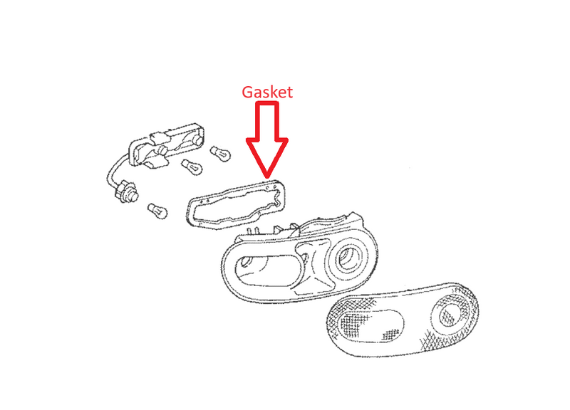 Load image into Gallery viewer, Tail Light Gasket seal OEM Miata 1990-97
