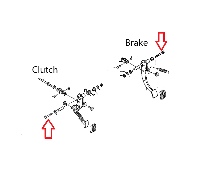 Load image into Gallery viewer, Brake or Clutch Pedal Arm Bolt OEM Miata 1990-2005
