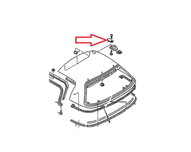 Load image into Gallery viewer, Hardtop Roof Trim Latch Cap Cover Miata OEM 1990-2005
