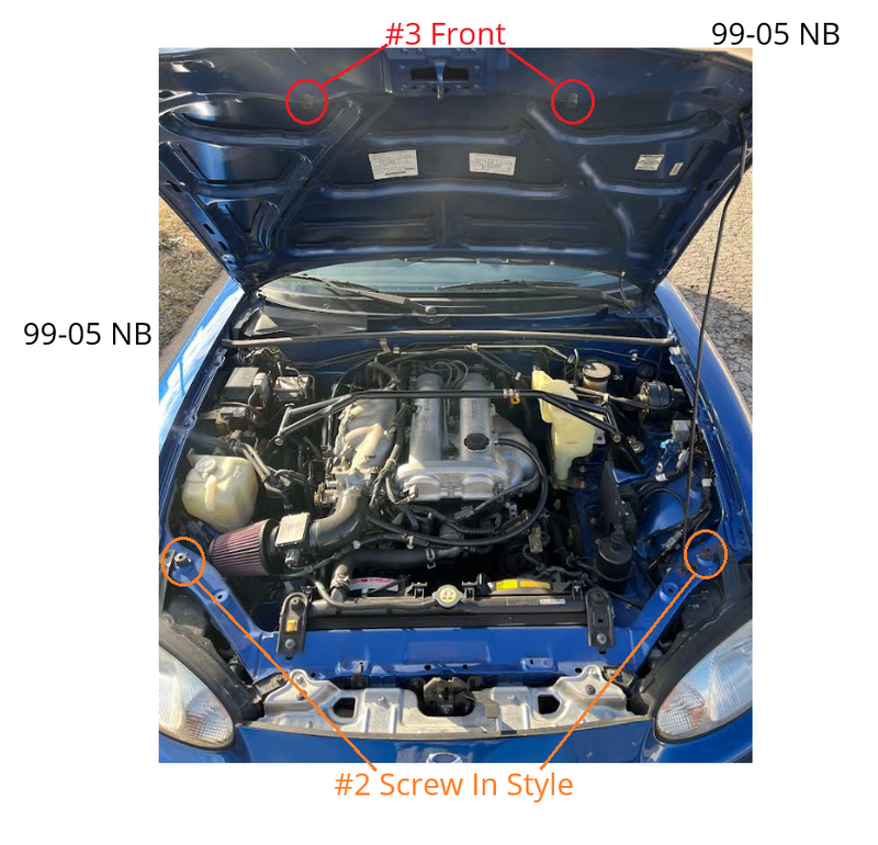 Load image into Gallery viewer, Hood Rubber Bumper Stop OEM Miata 1990-2005
