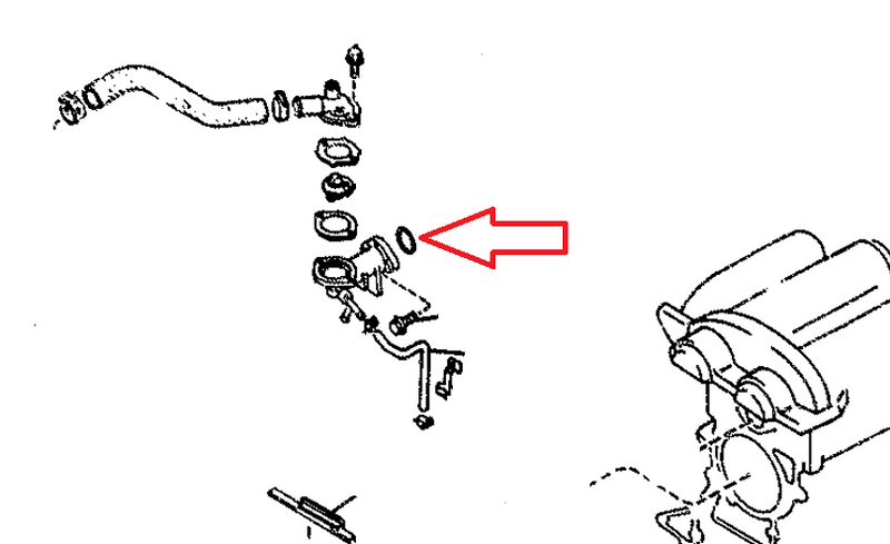 Load image into Gallery viewer, Thermostat Housing O Ring Seal Miata 1.6L 1.8L OEM
