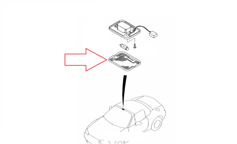 Load image into Gallery viewer, Interior Dome Light Lamp Lens OEM 1995-05 Miata
