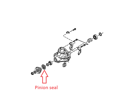 Differential Pinion Gear Oil Seal Miata 1990-2005