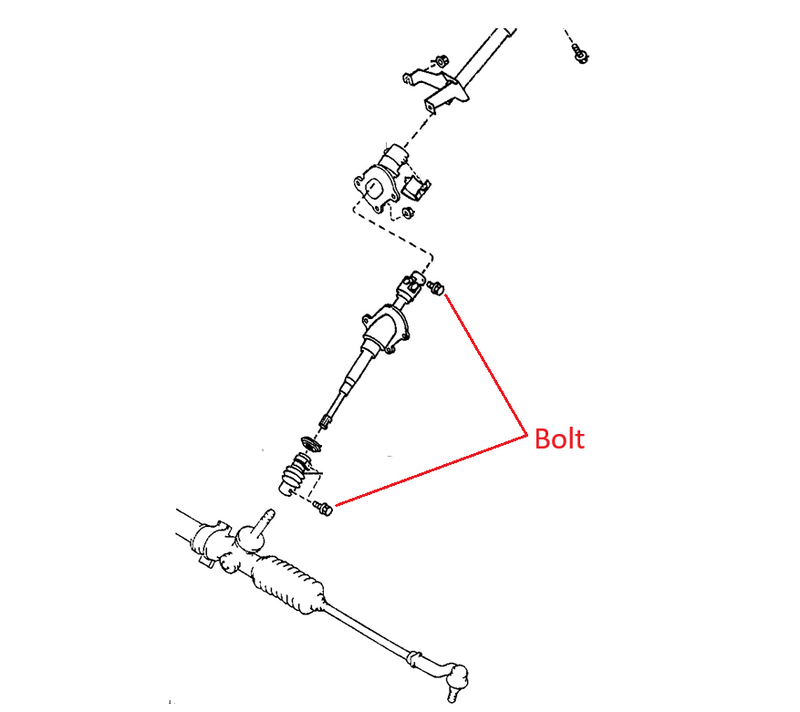 Load image into Gallery viewer, Steering Shaft Column Bolt OEM Miata 1990-2005
