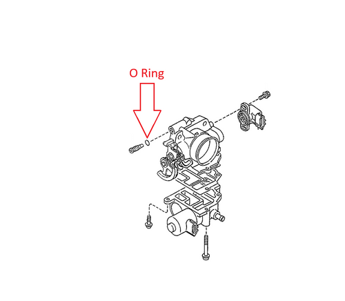 Throttle Body Idle Screw O Ring 1.8L Miata 1994-2005