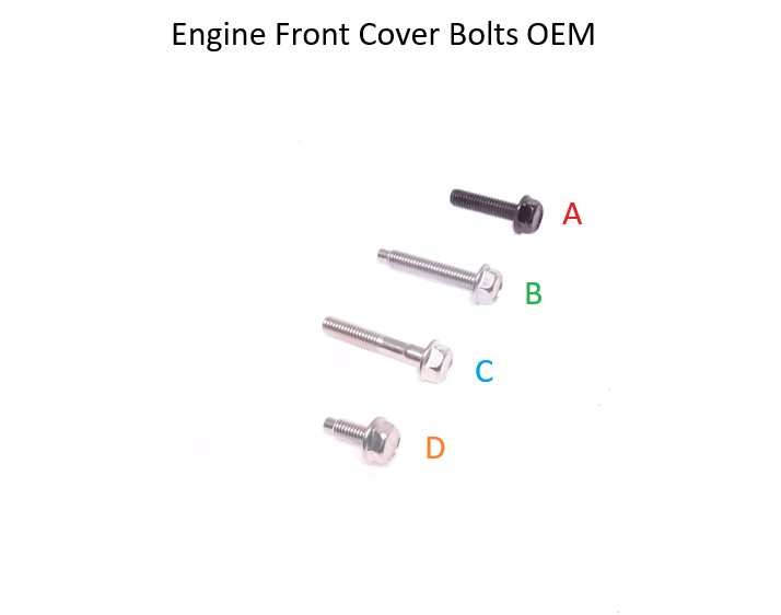 Load image into Gallery viewer, Engine Front Timing Cover Bolts Miata 1990-2005
