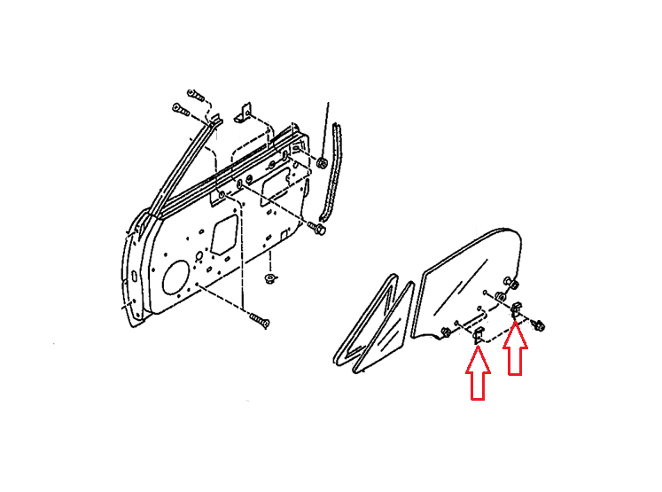 Load image into Gallery viewer, Door Glass Regulator Plastic Grommet Clip Miata 1990-05
