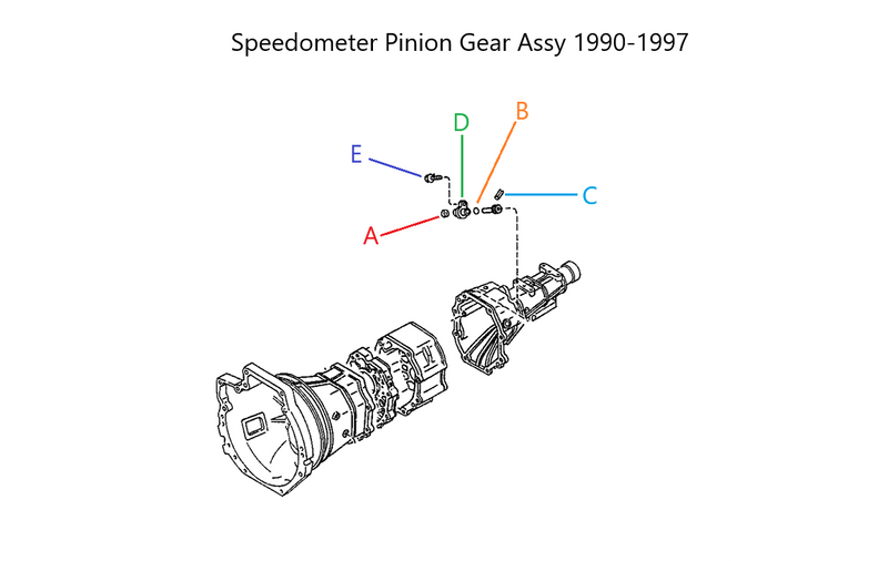 Load image into Gallery viewer, Transmission Speedometer Pinion Gear Seal Housing OEM Miata 90-97
