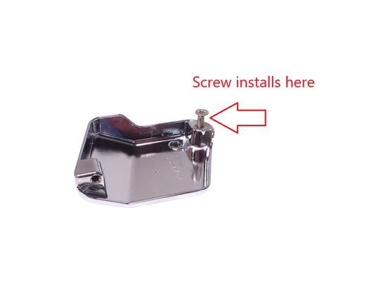 Hardtop Rear Deck Lock Cover Chrome and Screw Miata 1990-05 OEM