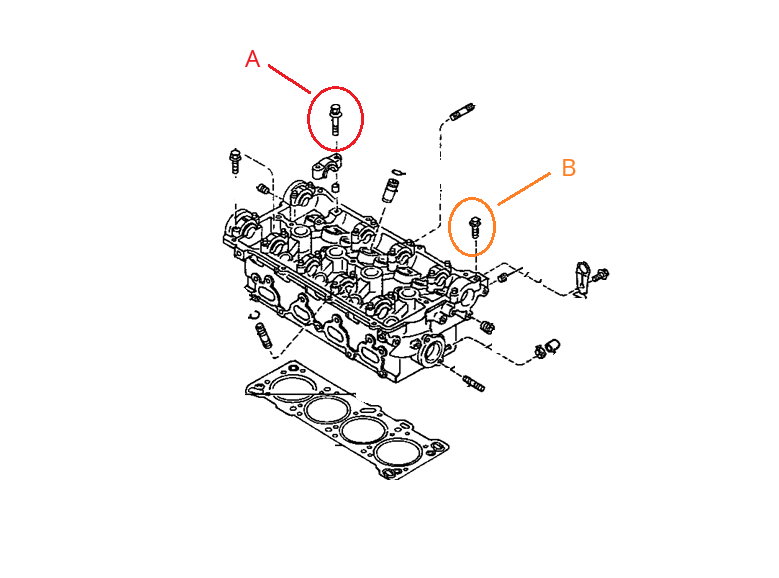 Load image into Gallery viewer, Cam Tower Bearing Cap Bolt OEM or ARP Miata 1990-2005
