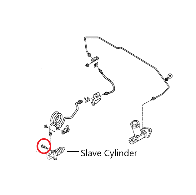 Load image into Gallery viewer, Clutch Slave Cylinder Bolt OEM Miata 1990-2005
