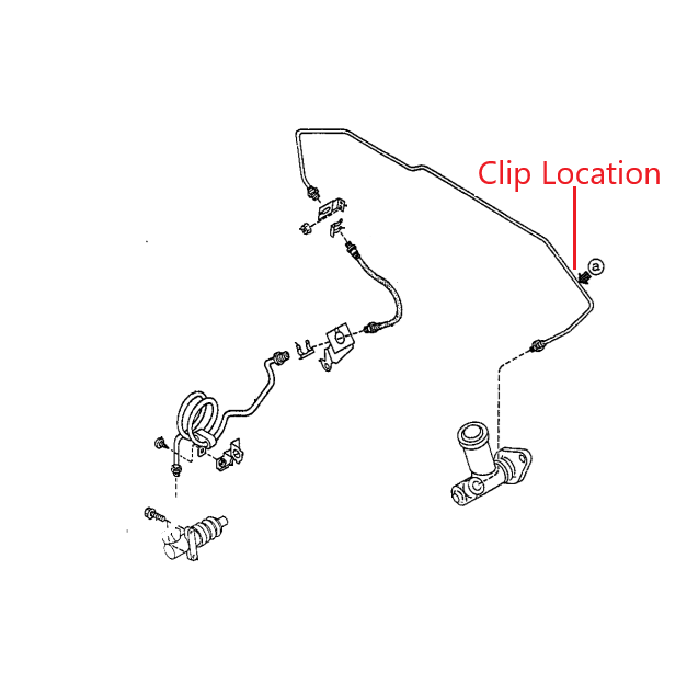 Load image into Gallery viewer, Clutch Line Plastic Clip Retainer OEM Miata 1990-2005
