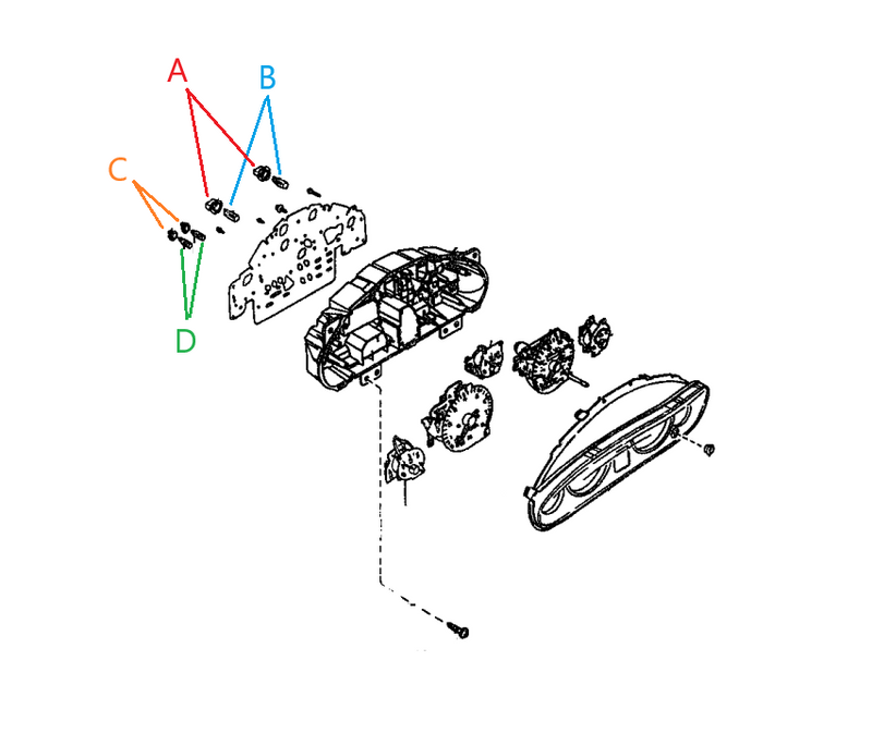 Load image into Gallery viewer, Instrument Cluster Dash Light Bulb and Socket Miata
