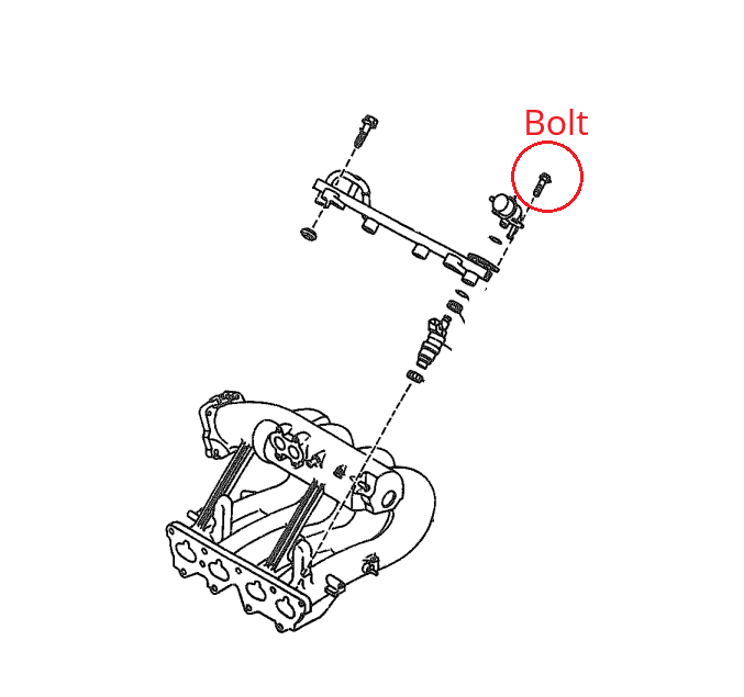 Load image into Gallery viewer, Fuel Pressure Regulator Bolt OEM  Miata 1990-1997
