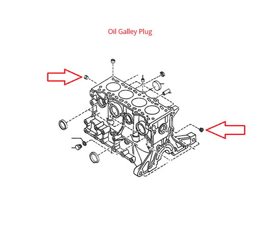 Oil Galley Engine Block Plug OEM Miata 1990-2005