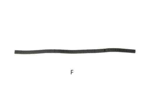 Bumper Rubber Seal Front or Rear OEM Miata 1990-97