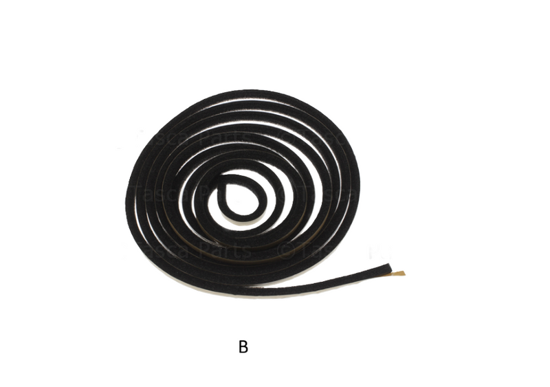 Load image into Gallery viewer, Hardtop Rear Window Molding Glass Seal OEM Miata 1990-2005
